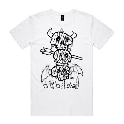 Skulls on Skulls White Skulls on Skulls White Thumbnail